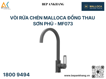 Vòi rửa chén Malloca đồng thau sơn phủ - MF073